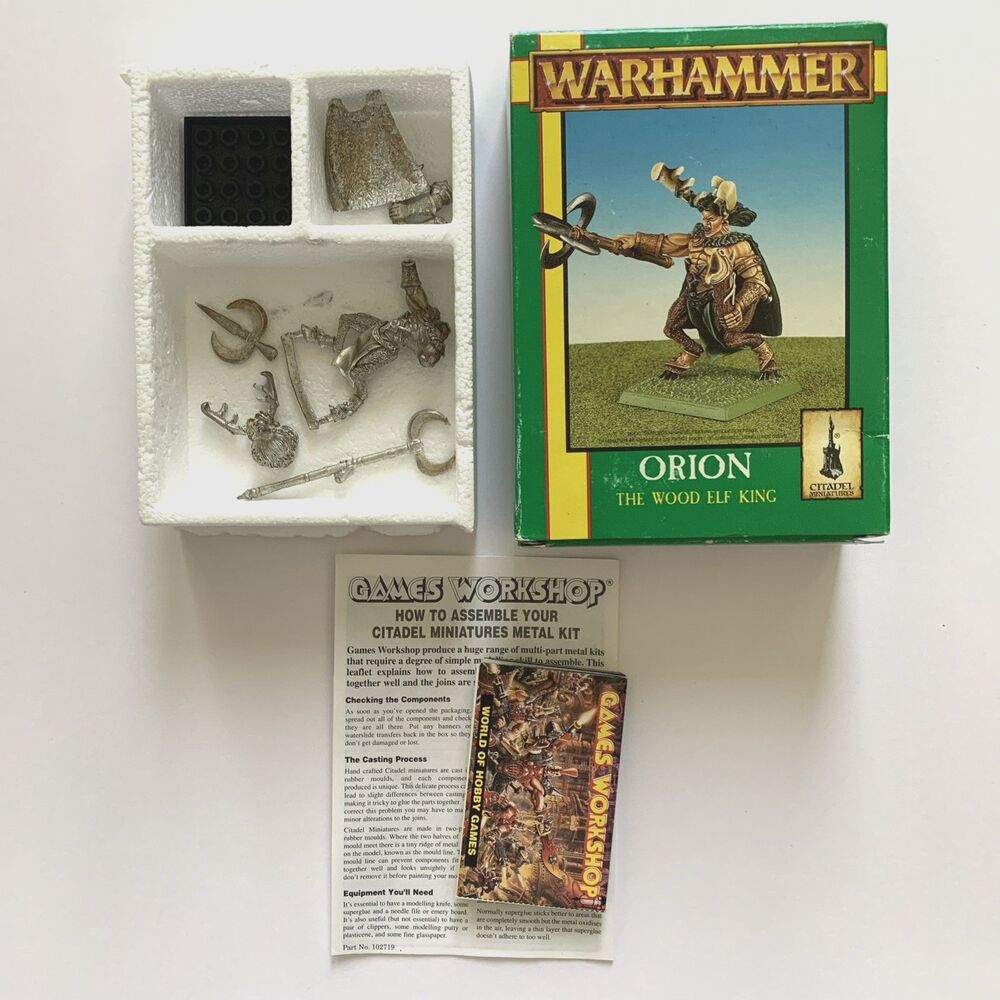 Warhammer Orion the Wood Elf King Metal Kit Citadel Elves
